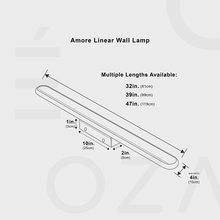 Carregar imagem no visualizador da galeria, Amore Linear Wall Lamp
