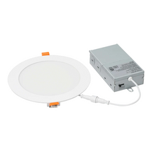 Load image into Gallery viewer, 5 in. &amp; 6 in. 12W LED Slim Panel Lights with 5CCT Selectable, Dimmable, and ETL Listed LED Downlight with Junction Box
