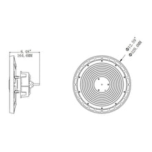 Load image into Gallery viewer, 240W Tunable LED High Bay Light, 16,000-38,400lm, 4000K-5000K Switchable, 0-10V Dimmable, AC100-277V, CRI&gt;80, ETL Listed
