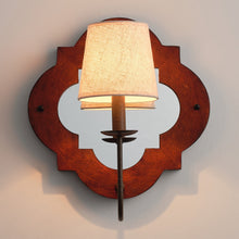 Load image into Gallery viewer, 1-Light Modern Iron Wood Wall Sconce Lighting
