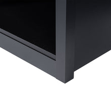 Load image into Gallery viewer, 66&quot; Modern LED TV Stand Entertainment Center with Glass Shelves for Living Room
