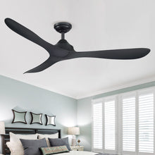 Load image into Gallery viewer, 56&quot; Modern DC Motor Downrod Mount Reversible Ceiling Fan with Remote Control
