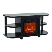 Carregar imagem no visualizador da galeria, Decorative Modern 48&quot; TV Stand with 18&quot; Insert Electric Fireplace
