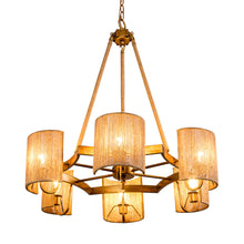 Load image into Gallery viewer, 6-Light Farmhouse Bedroom Pendant Lighting
