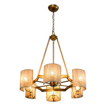 Load image into Gallery viewer, 6-Light Farmhouse Bedroom Pendant Lighting
