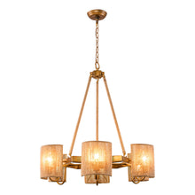 Load image into Gallery viewer, 6-Light Farmhouse Bedroom Pendant Lighting
