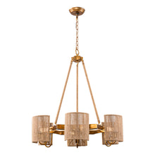 Load image into Gallery viewer, 6-Light Farmhouse Bedroom Pendant Lighting
