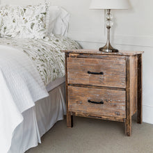 Load image into Gallery viewer, Farmhouse  Solid Wood Bedroom Nightstand Side Table
