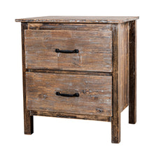 Load image into Gallery viewer, Farmhouse  Solid Wood Bedroom Nightstand Side Table
