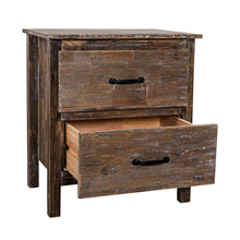 Load image into Gallery viewer, Farmhouse  Solid Wood Bedroom Nightstand Side Table
