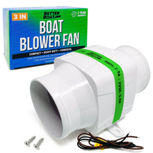 Cargar imagen en el visor de la galería, Boat Blower Fan Inline 12v
