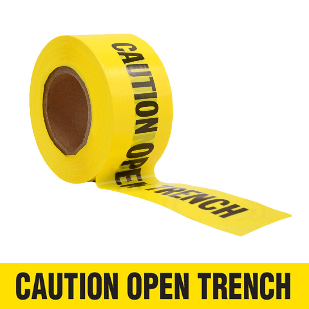 Caution Open Trench Barricade Tape - BRC-COT