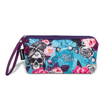 Cargar imagen en el visor de la galería, BB Flower Skull Makeup Bag
