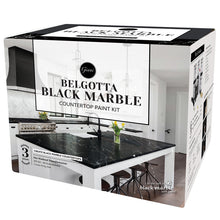 Cargar imagen en el visor de la galería, Giani Belgotta Black Marble Countertop Paint Kit
