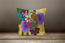 Load image into Gallery viewer, Purple Floral Cushion Covers
