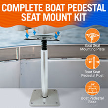 Carregar imagem no visualizador da galeria, Boat Pedestal Seat Package Boat Seat Kit
