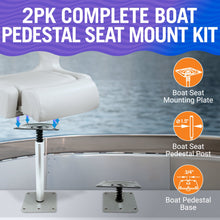 Carregar imagem no visualizador da galeria, Boat Pedestal Seat Package Boat Seat Kit
