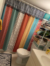 Load image into Gallery viewer, Boho Patch Shower Curtain
