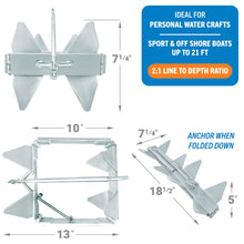 Carregar imagem no visualizador da galeria, Box Anchor for Boats Folding Anchor
