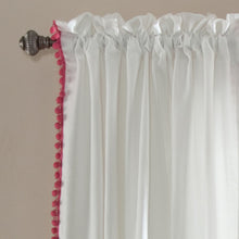 Load image into Gallery viewer, Pom Pom Window Curtain Panel
