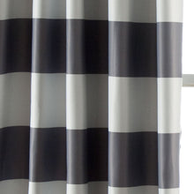 Load image into Gallery viewer, Stripe Blackout Window Curtain Set
