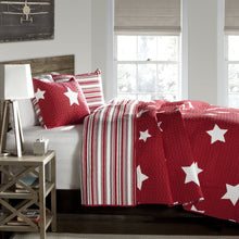 Load image into Gallery viewer, Star 2 Piece Quilt Set Twin Size
