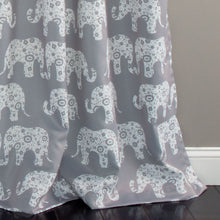 Load image into Gallery viewer, Elephant Parade Light Filtering Window Curtains Set
