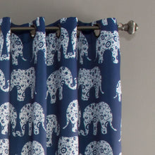 Load image into Gallery viewer, Elephant Parade Light Filtering Window Curtains Set
