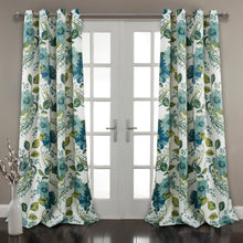 Load image into Gallery viewer, Floral Paisley Light Filtering Window Curtain Set
