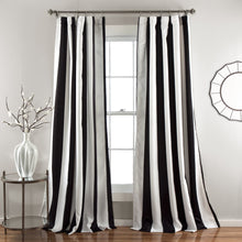 Load image into Gallery viewer, Wilbur Stripe Light Filtering Window Curtain Set
