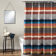 Carregar imagem no visualizador da galeria, Boho Stripe Shower Curtain
