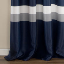 Cargar imagen en el visor de la galería, Alexander Stripe Light Filtering Window Curtain Panel Set
