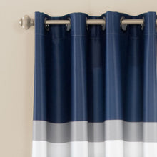 Cargar imagen en el visor de la galería, Alexander Stripe Light Filtering Window Curtain Panel Set
