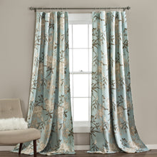 Load image into Gallery viewer, Botanical Garden Light Filtering Window Curtain Panel Set
