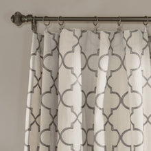 Load image into Gallery viewer, Geo Trellis Window Curtain Panel Set
