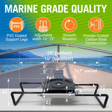 Carregar imagem no visualizador da galeria, Clamp on Boat Seat with Swivel
