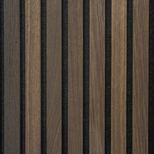Cargar imagen en el visor de la galería, Posh Charred Oak Acoustic Slat Wood Wall Panels
