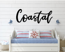 Carregar imagem no visualizador da galeria, Coastal Metal Word Sign
