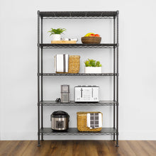 Load image into Gallery viewer, 14&quot; x 36&quot; x 60&quot; 5-Tier Wire Rack
