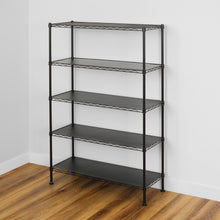 Load image into Gallery viewer, 14&quot; x 36&quot; x 60&quot; 5-Tier Wire Rack
