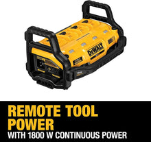 Load image into Gallery viewer, DEWALT DCB1800B 1800 Watt Portable Power Station and Simultaneous Battery Charger
