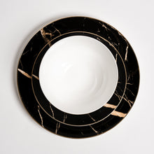 Carregar imagem no visualizador da galeria, Ozarke&#39;s Libra Black Marble Plate Set
