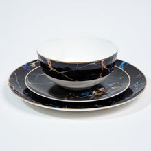 Carregar imagem no visualizador da galeria, Ozarke&#39;s Pathway Black Marble Plates Set
