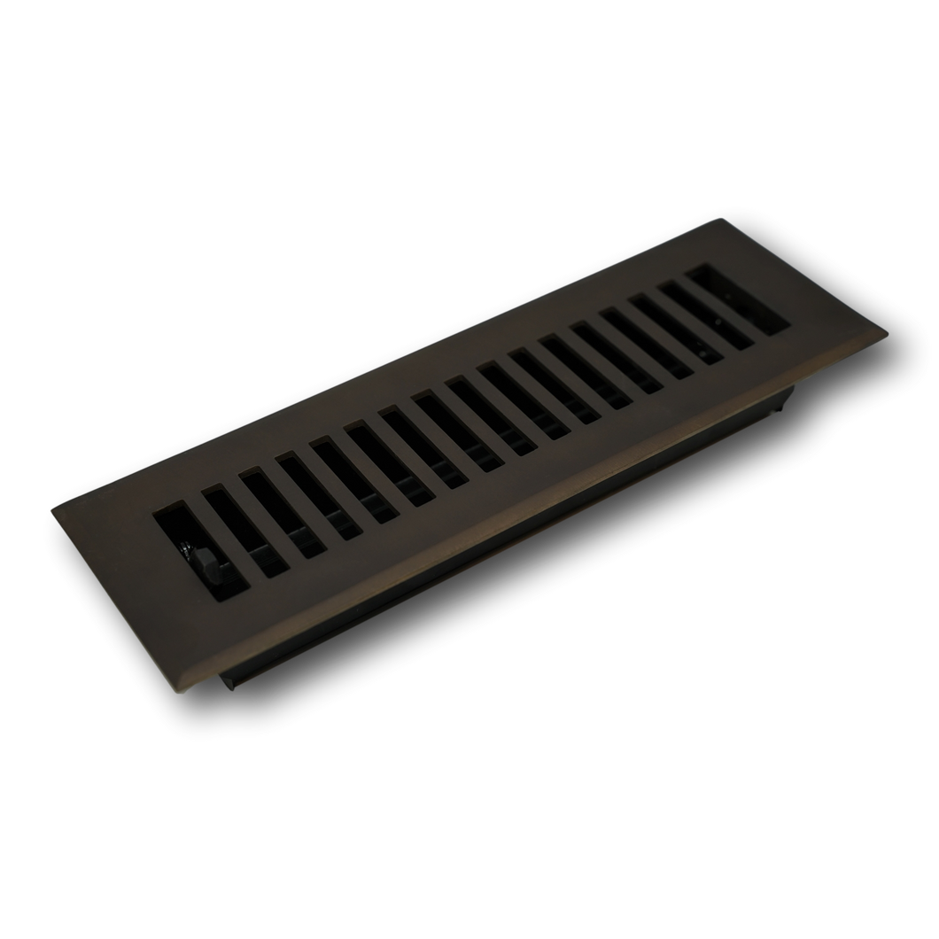 Cast Brass Contemporary Vent Covers - Oil Rubbed Bronze