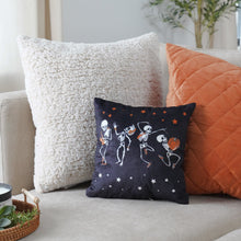 Load image into Gallery viewer, Rocking Skeleton Decorative Pillow
