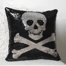 Load image into Gallery viewer, Skull And Crossbones Decorative Pillow
