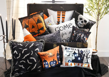 Load image into Gallery viewer, Sparkle Pumpkin Decorative Pillow
