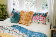 Load image into Gallery viewer, Emily Boho Stripe Reversible 3 Piece Quilt Set
