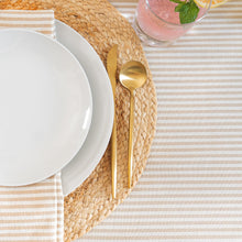 Load image into Gallery viewer, Farmhouse Ticking Stripe Yarn Dyed Tablecloth
