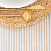 Cargar imagen en el visor de la galería, Farmhouse Ticking Stripe Yarn Dyed Tablecloth
